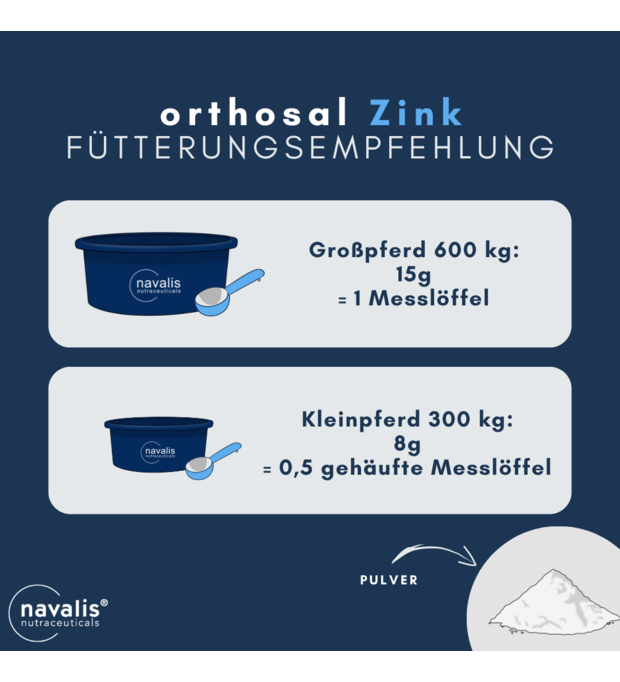 navalis orthosal Zink horse 750 g Bild 2