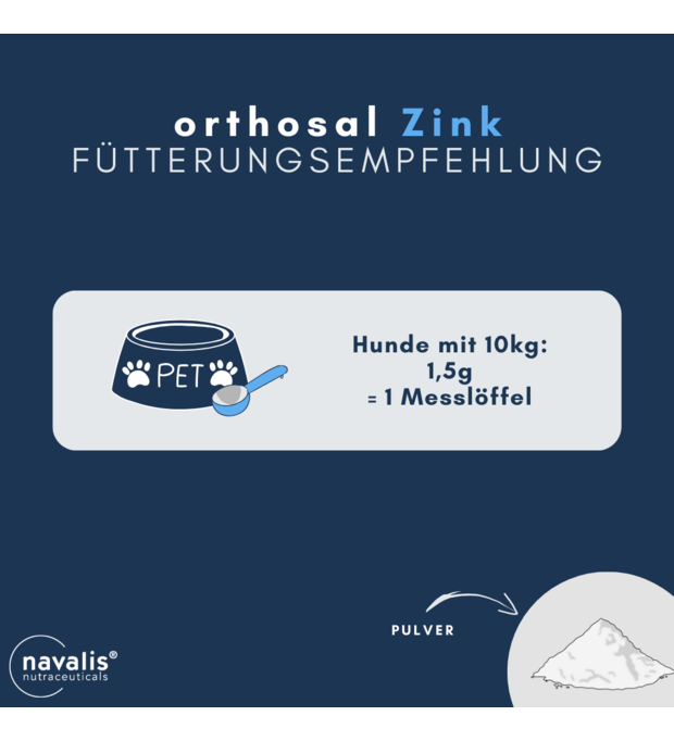 navalis orthosal Zink dog 150 g Bild 2