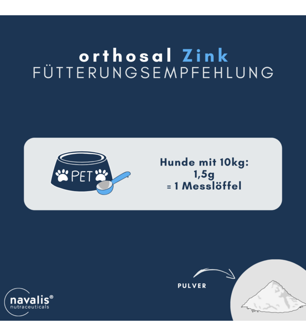 navalis orthosal Zink dog 150 g Bild 2