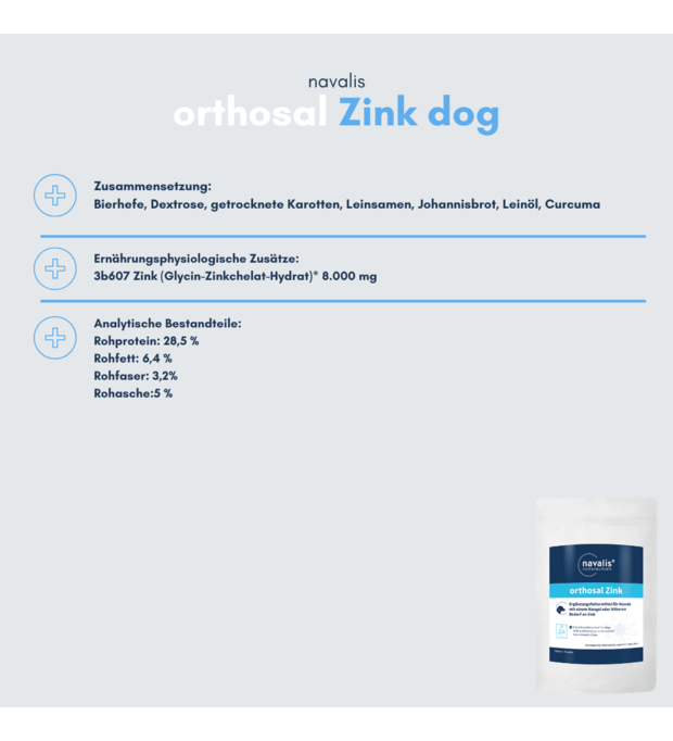 navalis orthosal Zink dog 150 g Bild 2