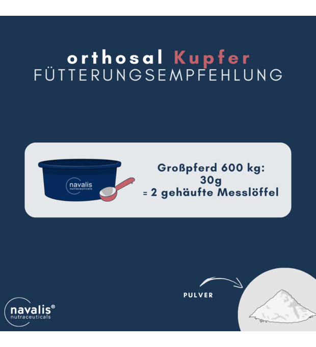 navalis orthosal Kupfer horse 1 kg Bild 2
