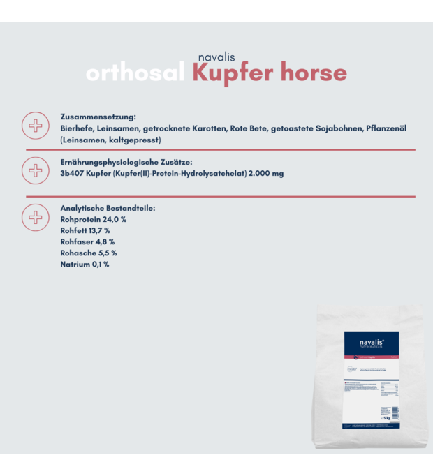 navalis orthosal Kupfer horse 5 kg Bild 2