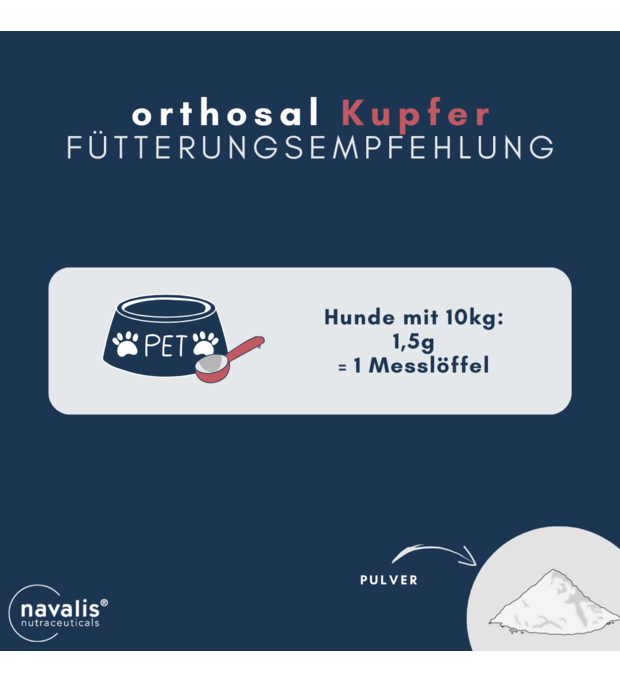 navalis orthosal Kupfer dog 150 g Bild 2