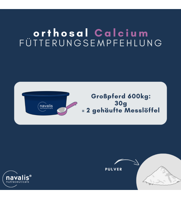 navalis orthosal Calcium horse 1 kg Bild 2