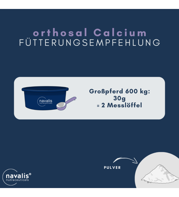 navalis orthosal Calcium horse 1 kg Bild 2