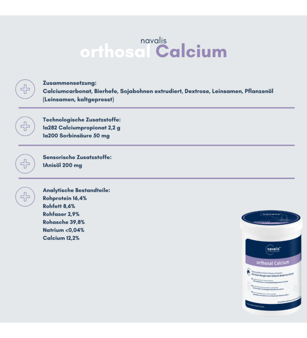navalis orthosal Calcium horse 1 kg Bild 2