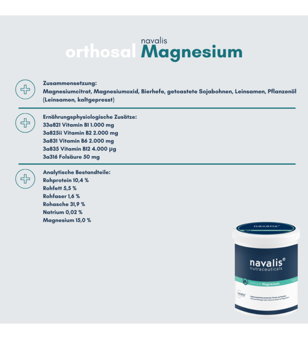 navalis orthosal Magnesium horse 1 kg Bild 2
