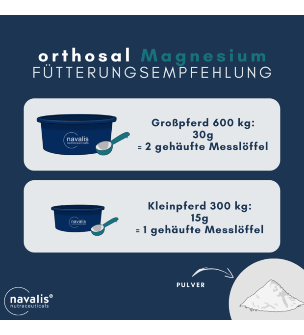 navalis orthosal Magnesium horse 1 kg Bild 2