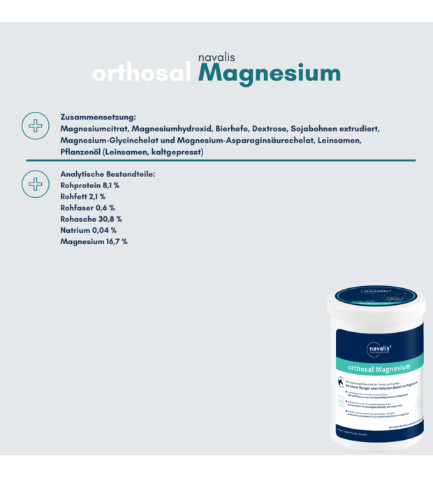 navalis orthosal Magnesium horse 1 kg Bild 2