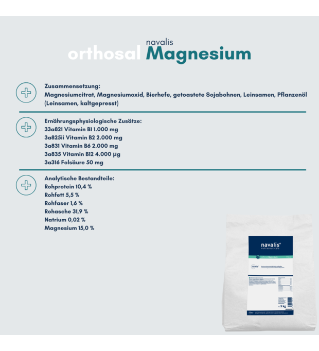 navalis orthosal Magnesium horse 5 kg Bild 2