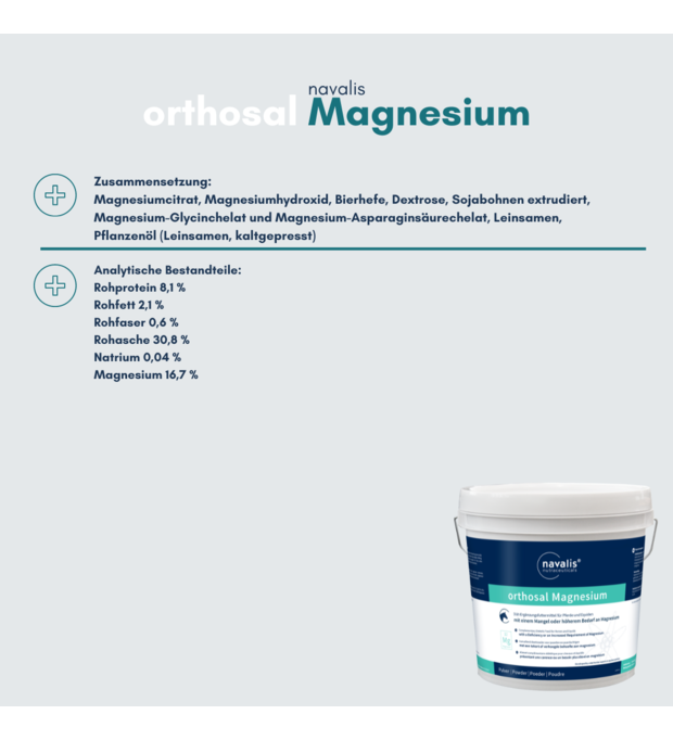navalis orthosal Magnesium horse 5 kg Bild 2