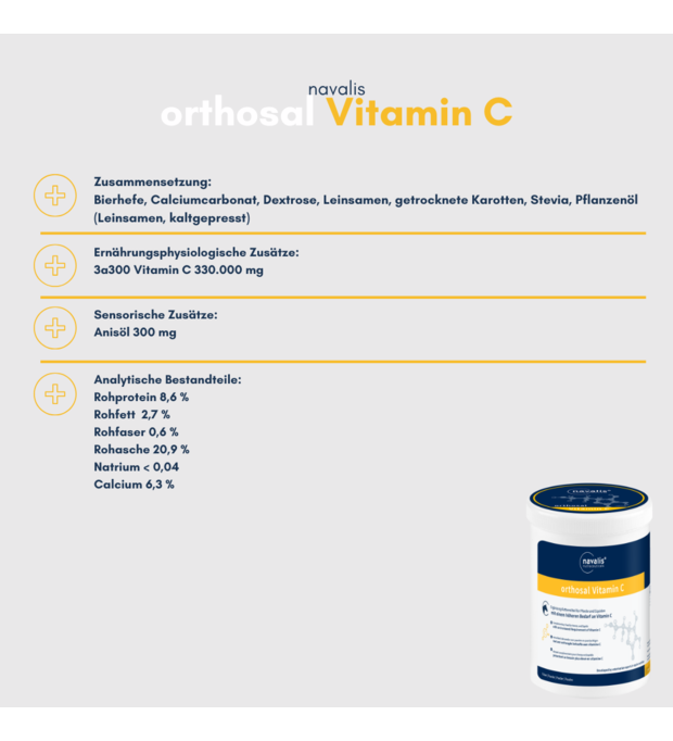 navalis orthosal Vitamin C horse 1,2 kg Bild 2