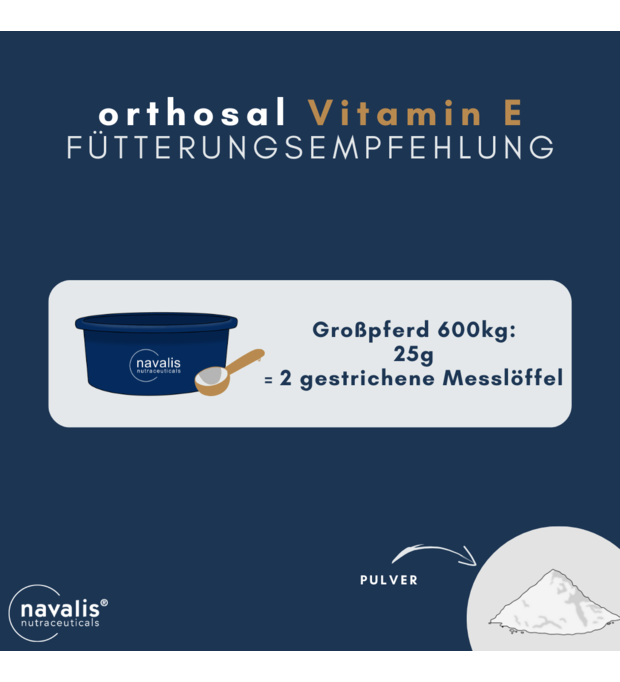 navalis orthosal Vitamin E horse 5 kg Bild 2