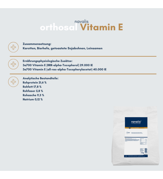 navalis orthosal Vitamin E horse 5 kg Bild 2