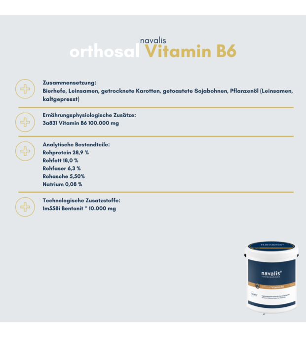 navalis orthosal Vitamin B6 horse 500 g Bild 2