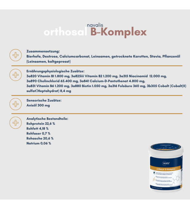 navalis orthosal B-Komplex horse 500 g Bild 2