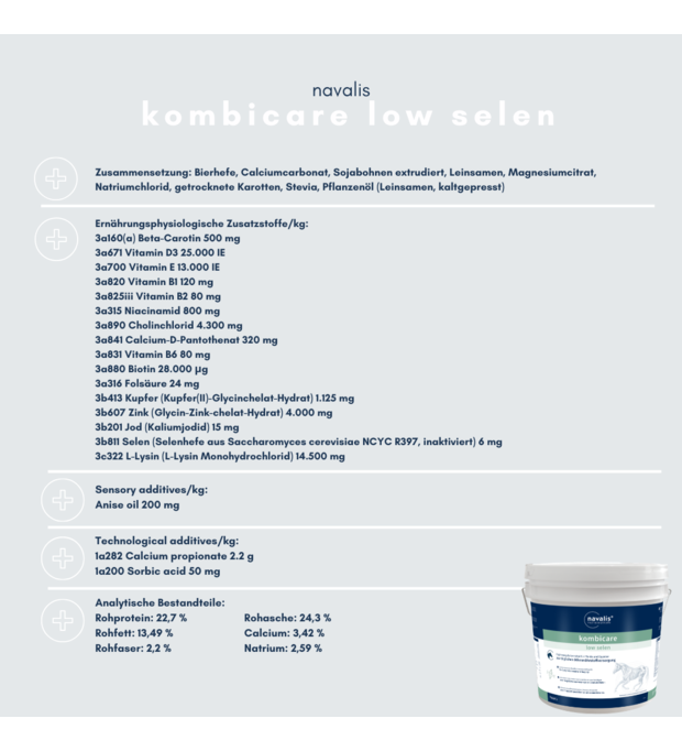 navalis kombicare low selen horse 2,5 kg Bild 2