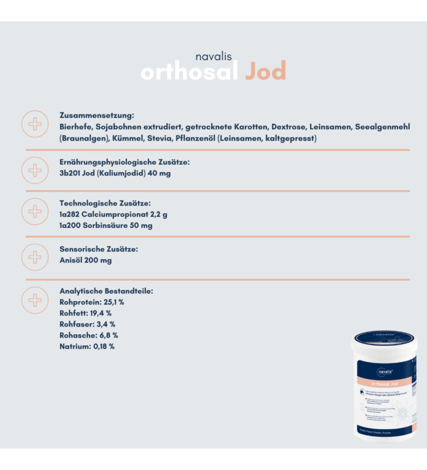 navalis orthosal Jod horse 1 kg Bild 2