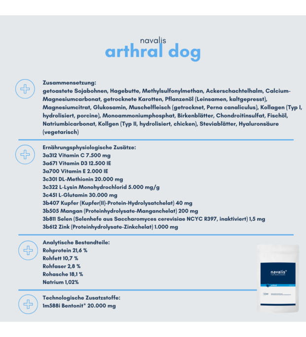 navalis arthral dog Pellets 600 g Bild 2