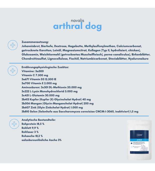 navalis arthral dog Pellets 600 g Bild 2