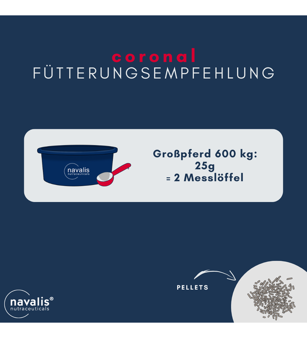 navalis coronal horse Pellets 800 g Bild 2