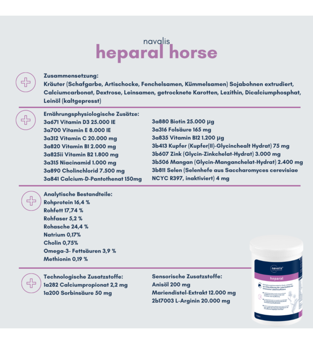navalis heparal horse 1 kg Bild 2