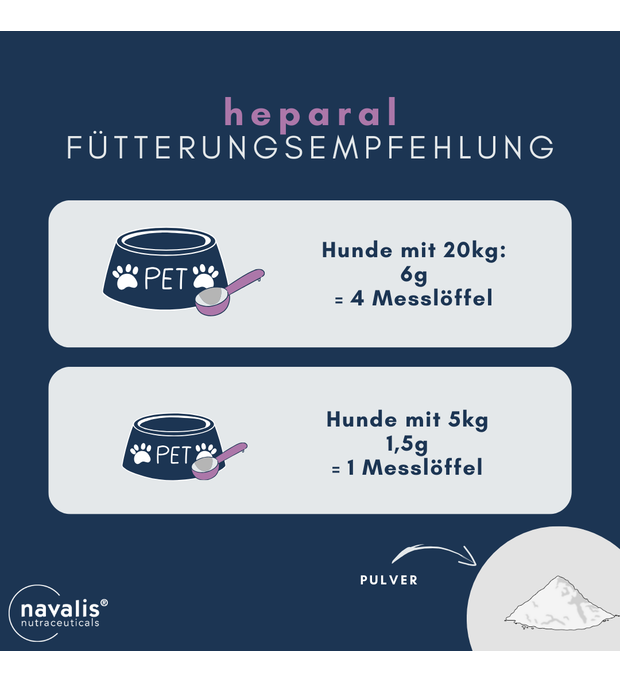 navalis heparal dog Pulver 250 g Bild 2