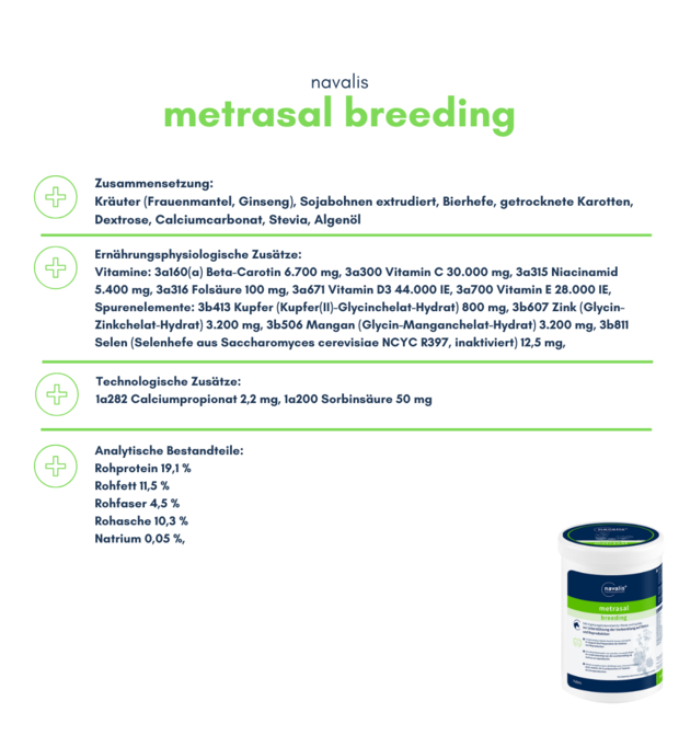 navalis metrasal breeding horse 1 kg Bild 2