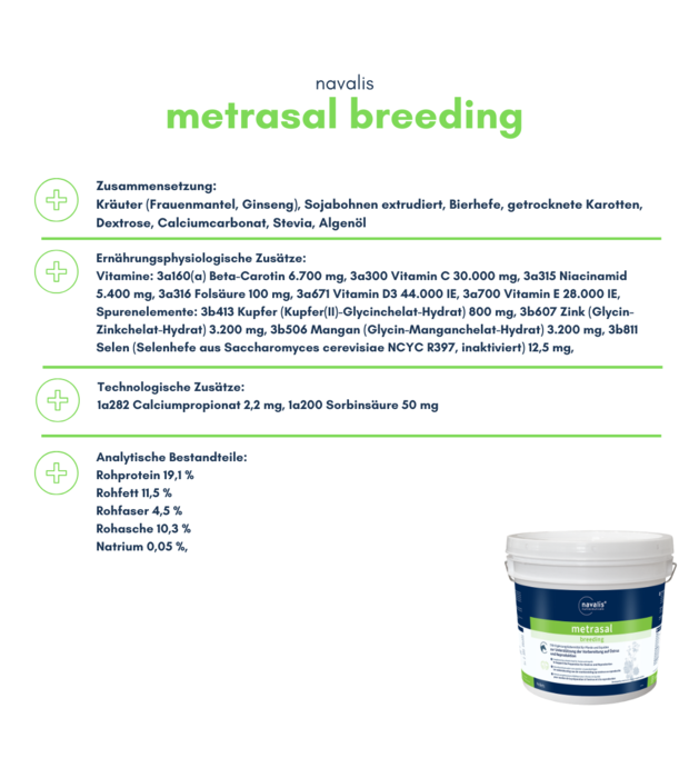 navalis metrasal breeding horse 2,5 kg Bild 2
