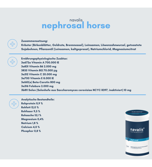 navalis nephrosal horse Pellets 850 g Bild 2