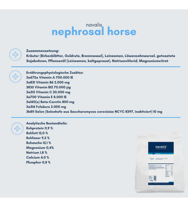 navalis nephrosal horse Pellets 5 kg Bild 2