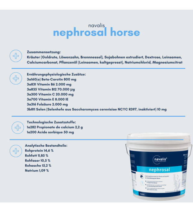 navalis nephrosal horse Pellets 5 kg Bild 2