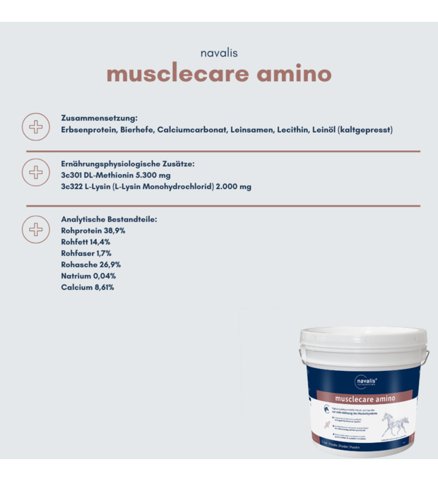 navalis musclecare amino horse 1,8 kg Bild 2
