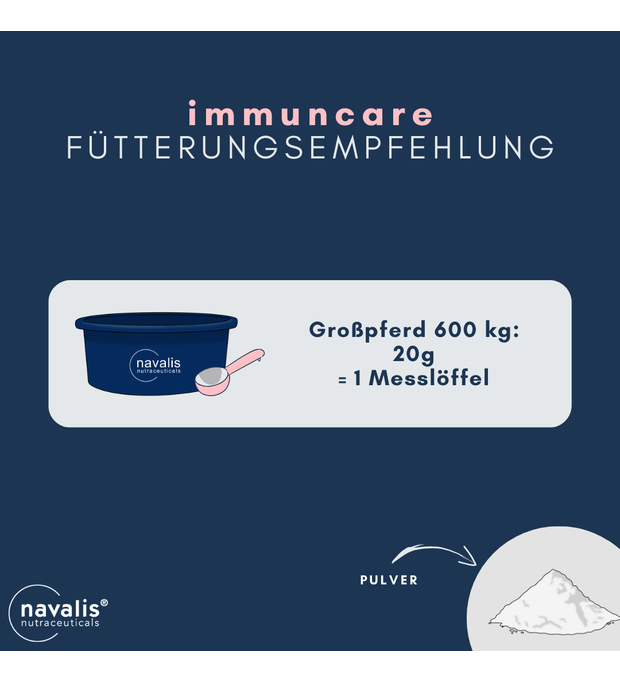 navalis immuncare horse Pulver 1,2 kg Bild 2